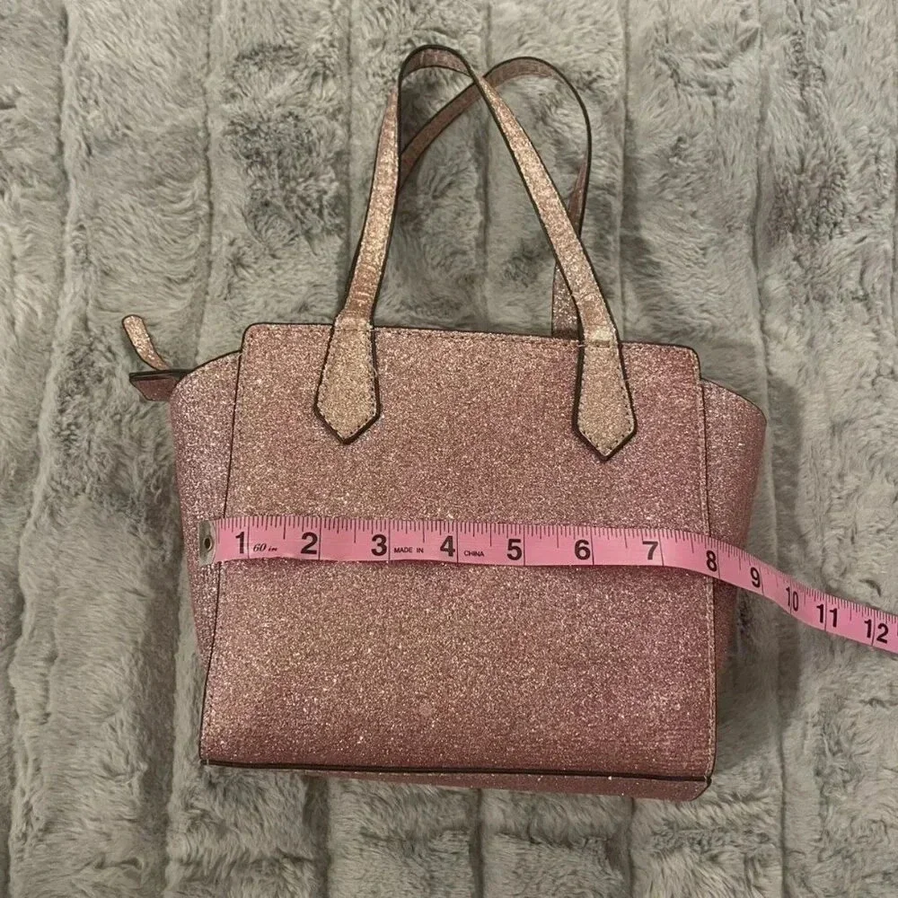 Mila & Rose Toddler Girl Pink Glitter Purse, Gift